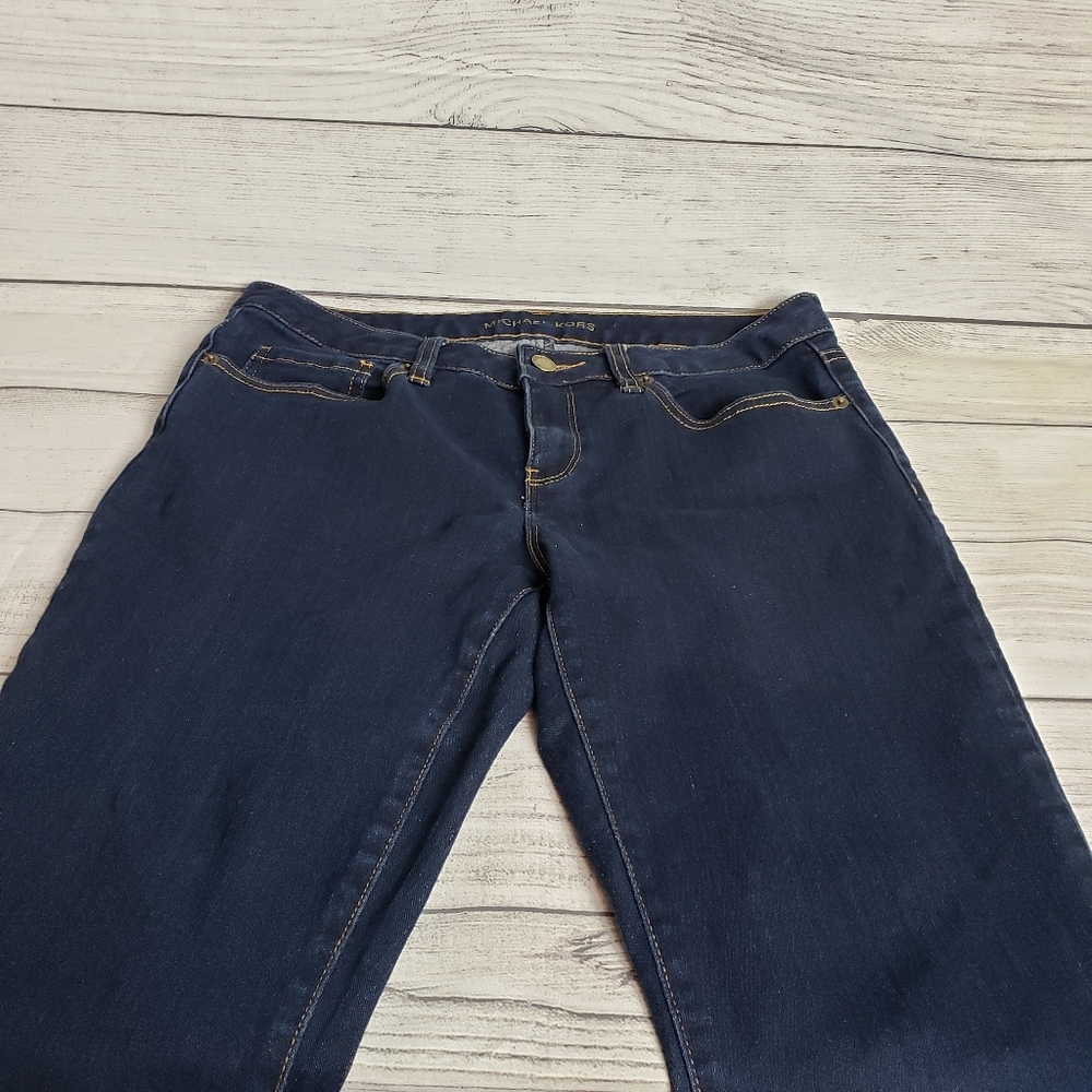 Michael Kors Dark Wash Cropped Denim Jeans Womens‎ 6